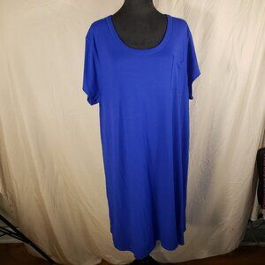 Cool Girl Royal Blue Maxi Dress - 1X